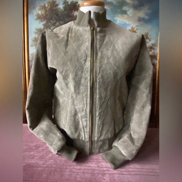 Bomber Style  
Suede Leather
by Shapes - Picture 1 of 5